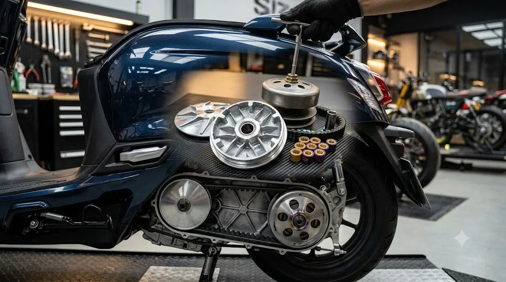 อัปเกรดความแรง Honda Giorno+ ให้พุ่งติดมือด้วย 'ชามแต่ง' ตัวจบ!