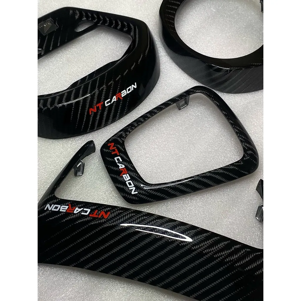 ชุด 4 ชิ้น คาร์บอนแท้ ลาย 4 โลโก้แดง Honda Giorno | ส่งไว มีประกัน - อะไหล่แต่ง Giorno+