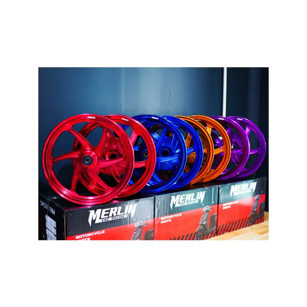 ล้อ CNC Giorno Merlin CNC Racing เกรดAAA พร้อมจัดส่ง - อะไหล่แต่ง Giorno+
