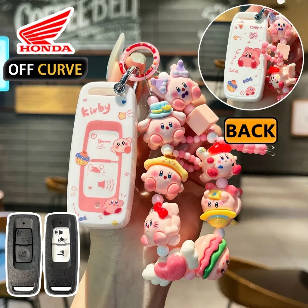 เคสกุญแจรถมอเตอร์ไซค์ Honda Kirby สำหรับ PCX160/Giorno/Forza 350/Click 160 - อะไหล่แต่ง Giorno+