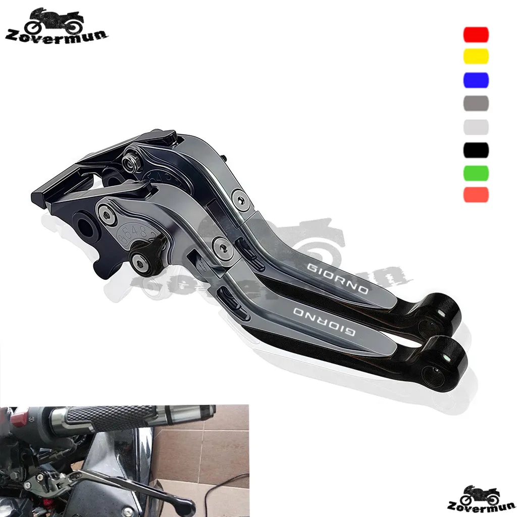 คันเบรกและคลัทช์ CNC ปรับได้ 6 ระดับ สำหรับ Honda Giorno+ 125 ABS/CBS - อะไหล่แต่ง Giorno+