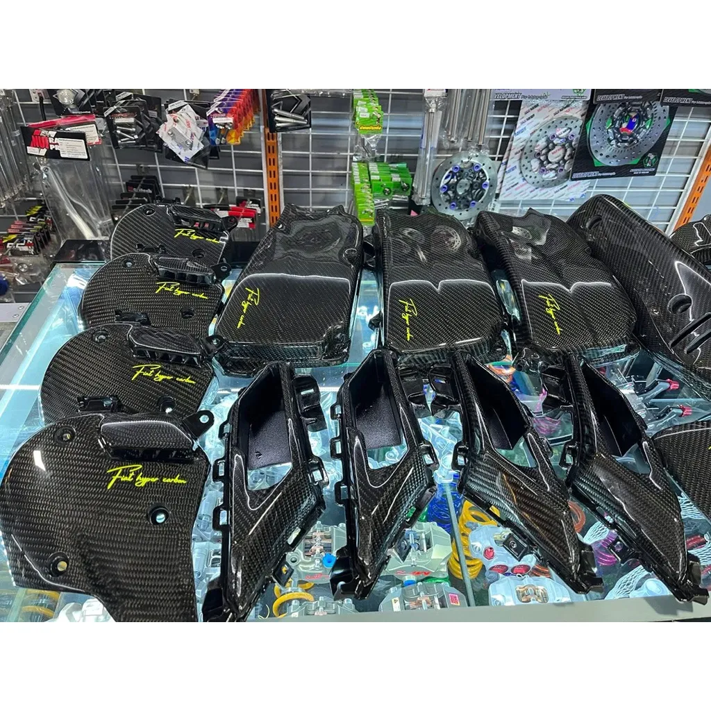 เฟียสคาร์บอน Honda Giorno Fiat Hyper Carbon อะไหล่เดิมหุ้มคาร์บอนแท้ ชุดแต่งลาย 2