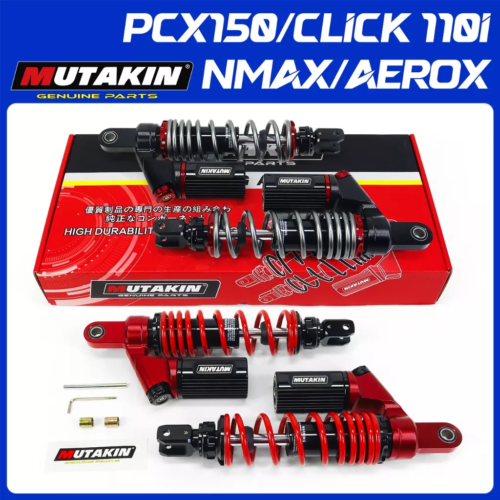 โช๊คหลัง Mutakin 320mm สำหรับ Honda Giorno และรุ่นอื่นๆ - อะไหล่แต่ง Giorno+