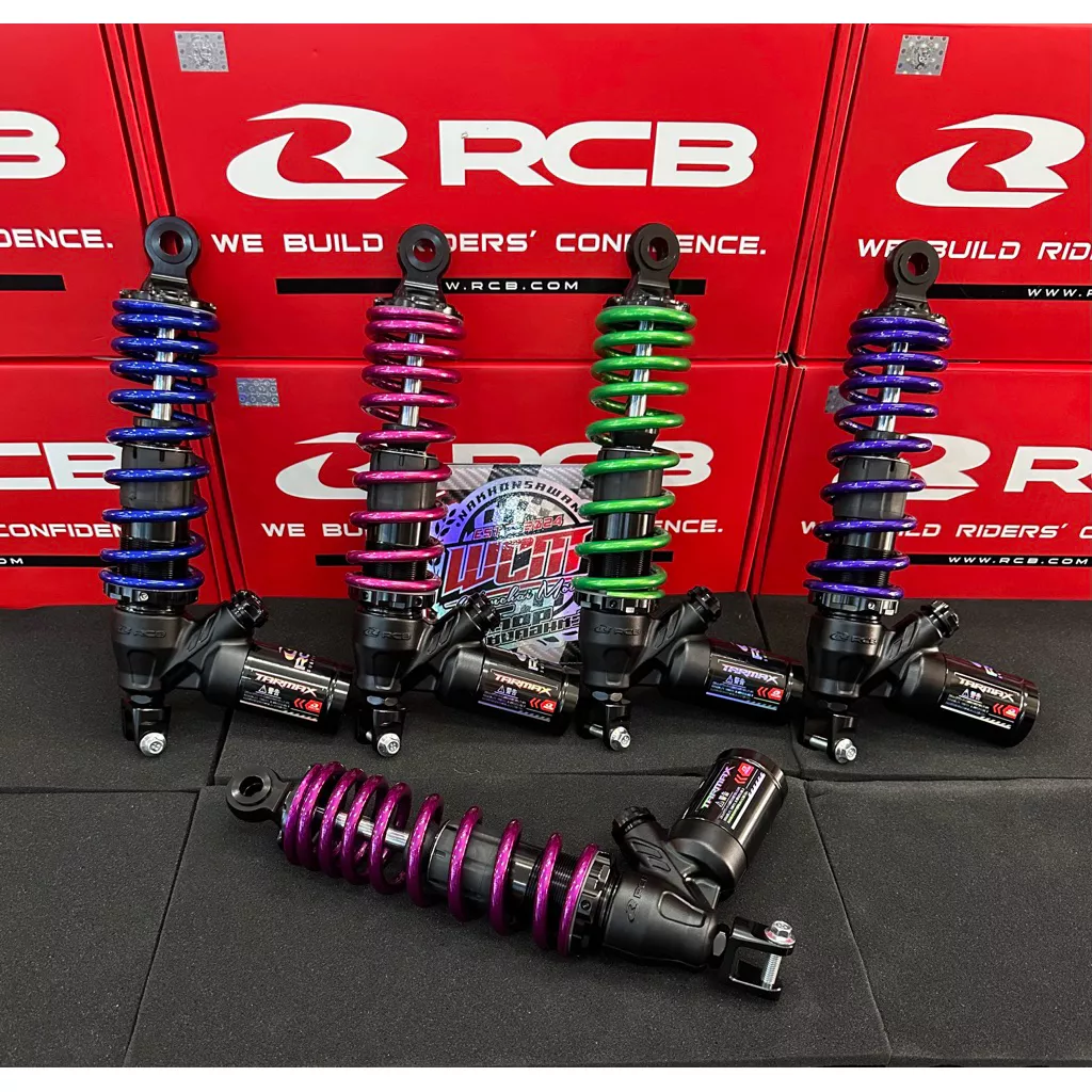 โช๊คหลัง RCB Tarmax (320mm) ของแท้ สำหรับ Honda Giorno+, Lead, Scoopy i, Mio, Grand Filano