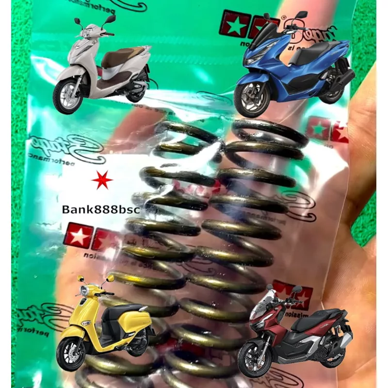 สปริงโหลดโช๊คหน้า (1 คู่) สำหรับ Giorno, PCX, LEAD125, ADV150, N-max, Aerox | ขนาด 1, 1.5, 2 นิ้ว