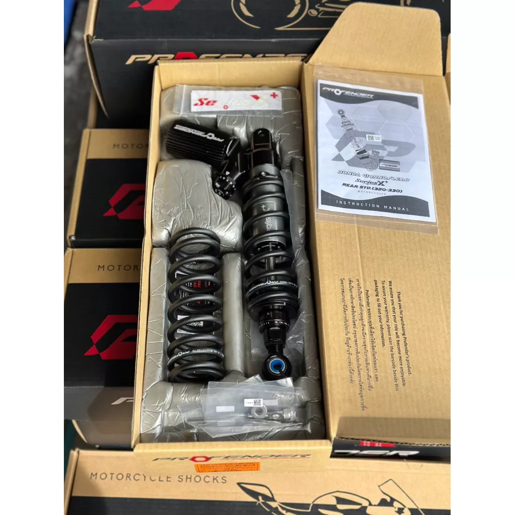 โช๊คหลัง Profender Giorno รุ่น X-Plus ความสูง STD-LOAD (พร้อมส่ง, ส่งฟรี)
