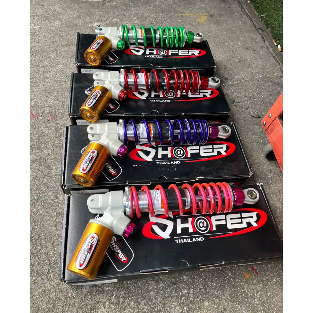 โช้คหลัง SHAFER Honda Giorno/Lead 320 มม. ปรับรีบาวด์ได้ - อะไหล่แต่ง Giorno+