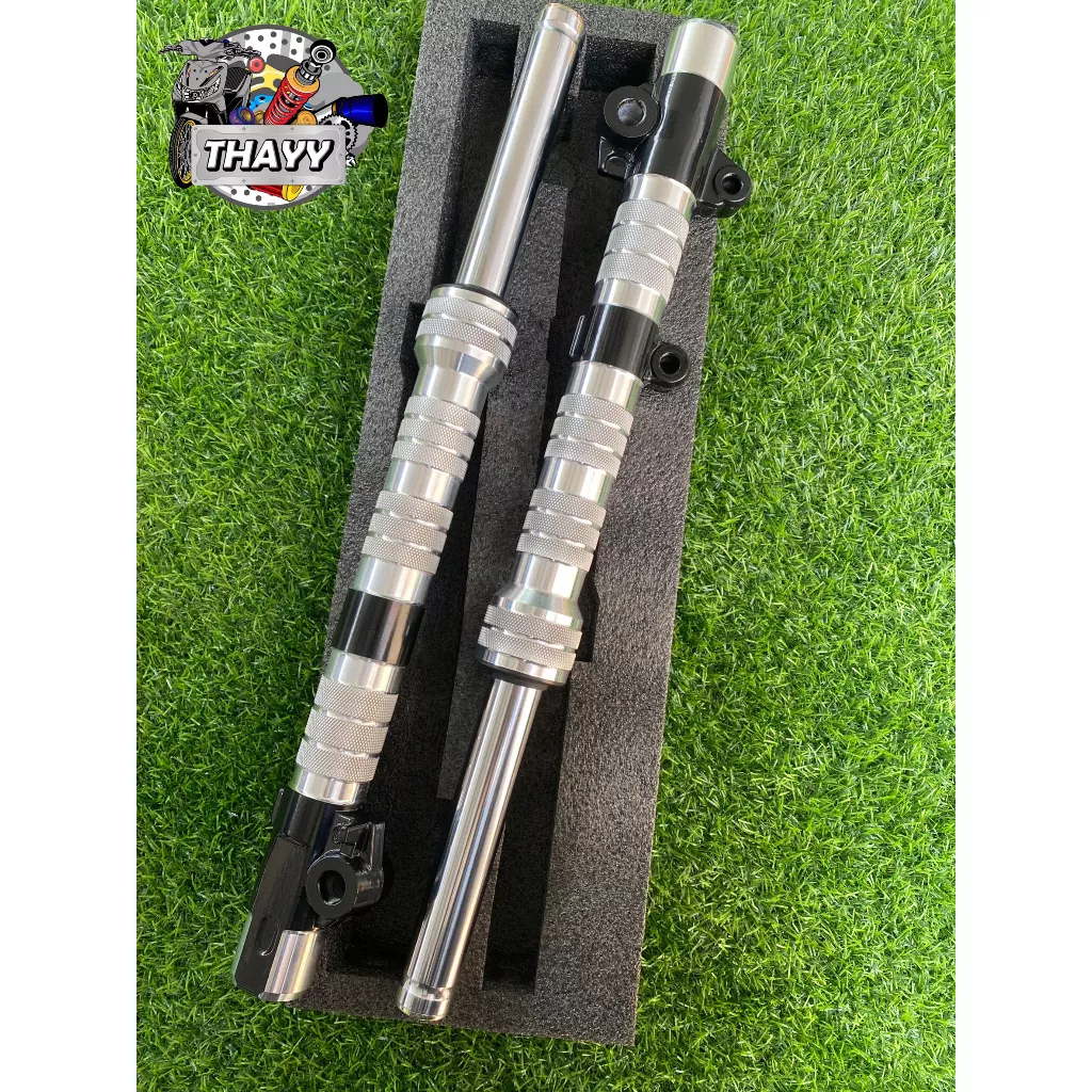 กระบอกโช๊คหน้ากลึงพร้อมแกนโช๊ค V.2 สำหรับ Honda Giorno, Wave, Sonic