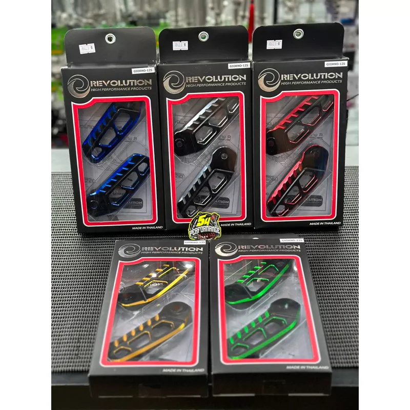 พักเท้าหลัง Honda Giorno+ ทูโทน GTR Revolution | ที่วางเท้าคนซ้อน Giorno+
