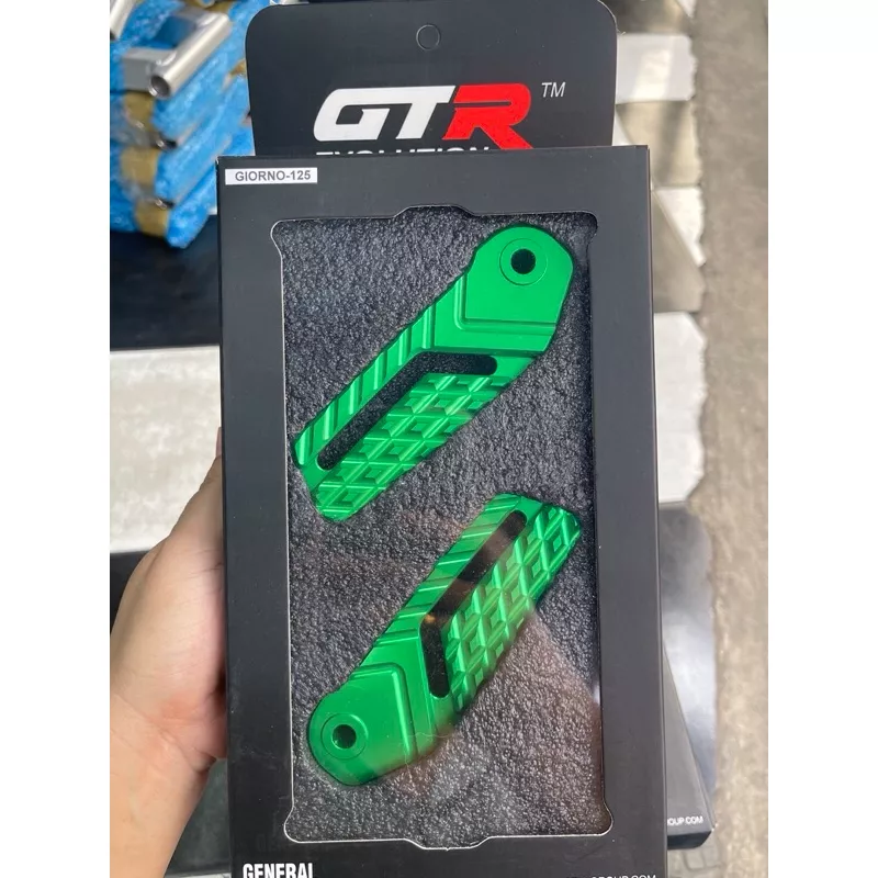 พักเท้าหลัง Giorno+125 GTR EVOLUTION อลูมิเนียม CNC - อะไหล่แต่ง Giorno+