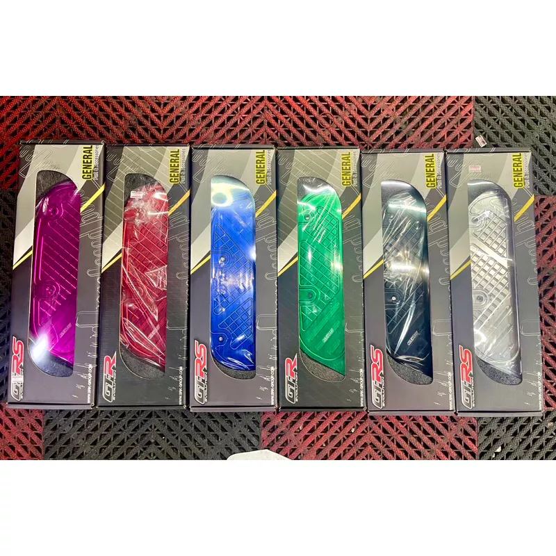 แผ่นรองพักเท้าหน้า GTRS (CNC) สำหรับ Honda Giorno+ | แผ่นวางเท้าอลูมิเนียม - อะไหล่แต่ง Giorno+