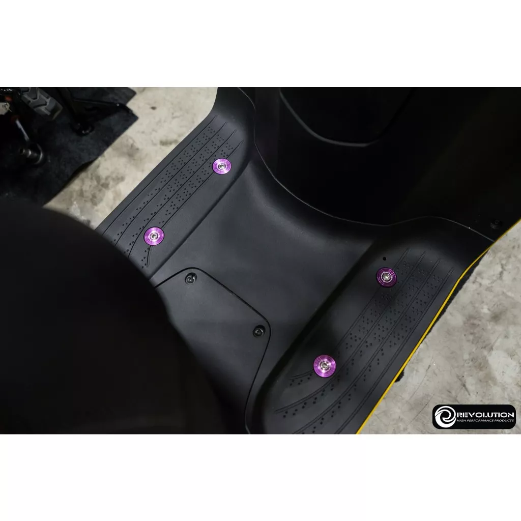 บู๊ชรองน็อตพื้นเหยียบ (มีเนียม) Honda Giorno 125 Revolution