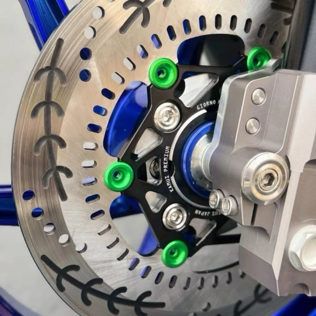 จานดิสก์หน้า Kamui Giorno+ 220 มม. (สำหรับรุ่น ABS) - อะไหล่แต่ง Giorno+