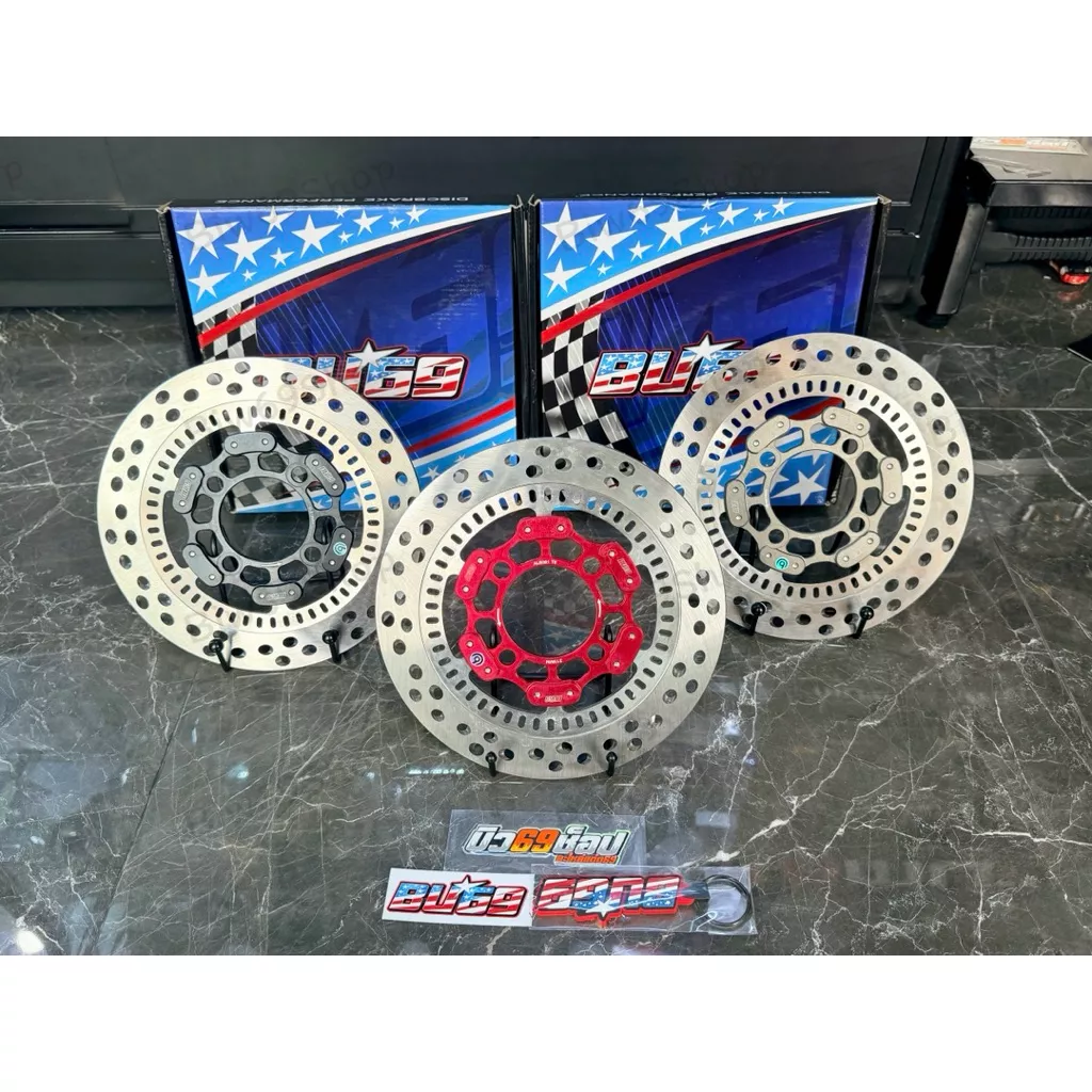 จานเบรค BU69 Honda Giorno 220mm ABS ของแท้