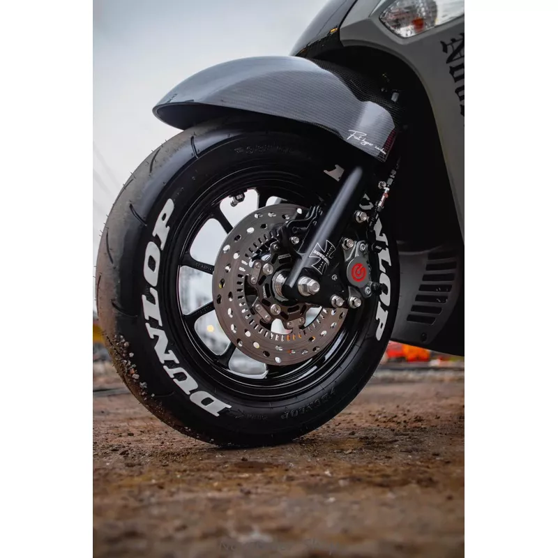 จานดิสเบรคหน้าแต่ง Nacom สำหรับ Honda Giorno+ ABS ขนาด 220mm