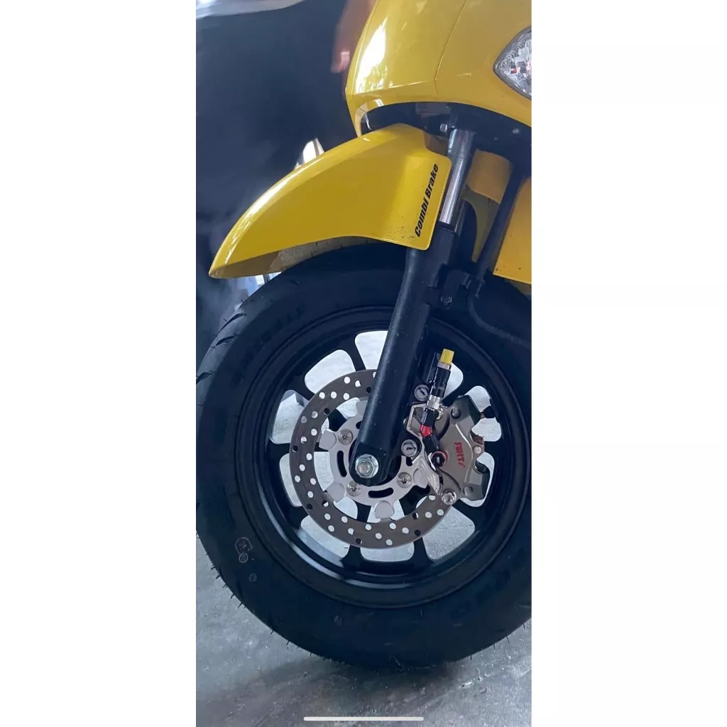 จานเบรคหน้า Honda Giorno ขนาด 190mm สำหรับรุ่นไม่มี ABS ของแท้ SWITS - อะไหล่แต่ง Giorno+