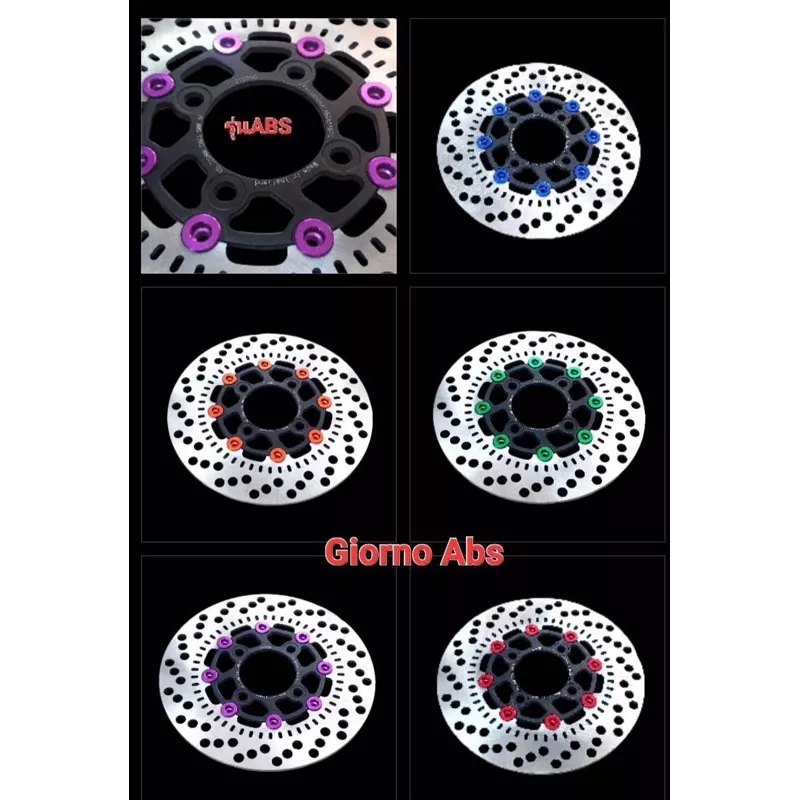 จานดิสเบรคหน้าแต่ง Honda Giorno 125 ABS