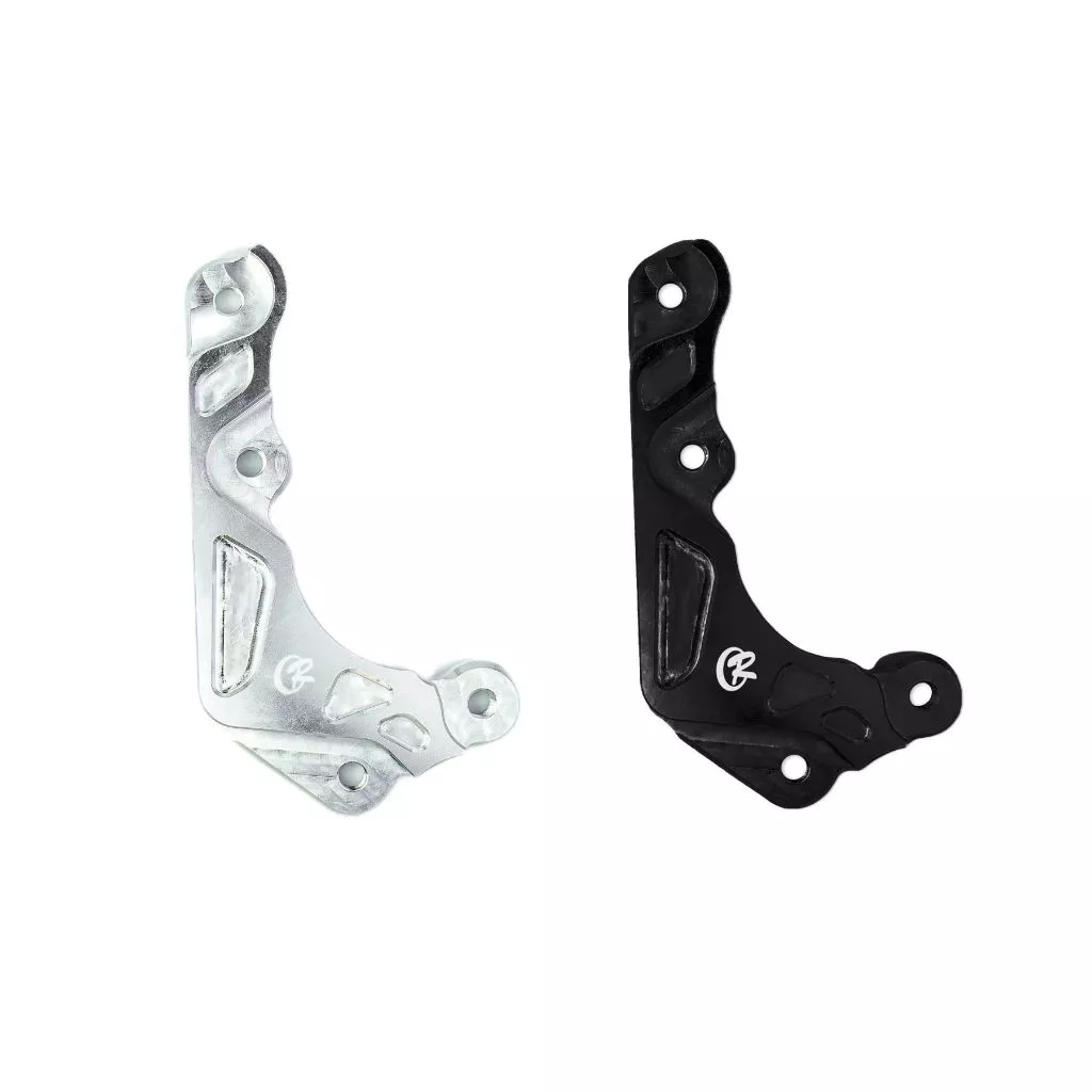 ขายึดปั๊มเบรคหน้า CNC CR RACING สำหรับ Honda Giorno+ ABS (ปั๊มด้วง/ปักข้าง, จาน 220mm) - อะไหล่แต่ง Giorno+