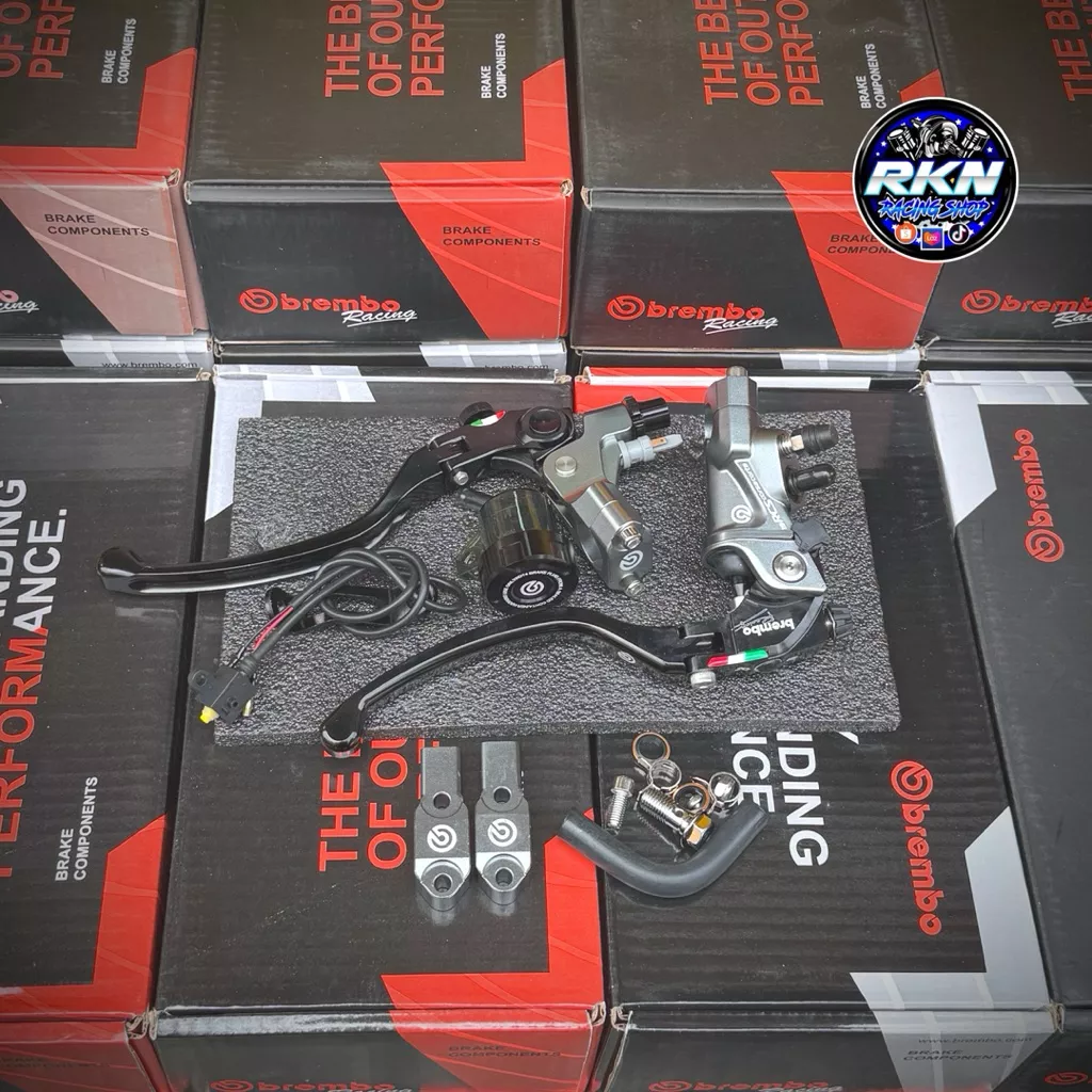 ปั๊มบนอิตาลี + คลัตช์ CNC ครบชุด พร้อมหูกระจก สำหรับ Honda Giorno, Lead, PCX, Nouvo, Mio-Fino, Sonic, MSX, LS, KR, SER, DASH