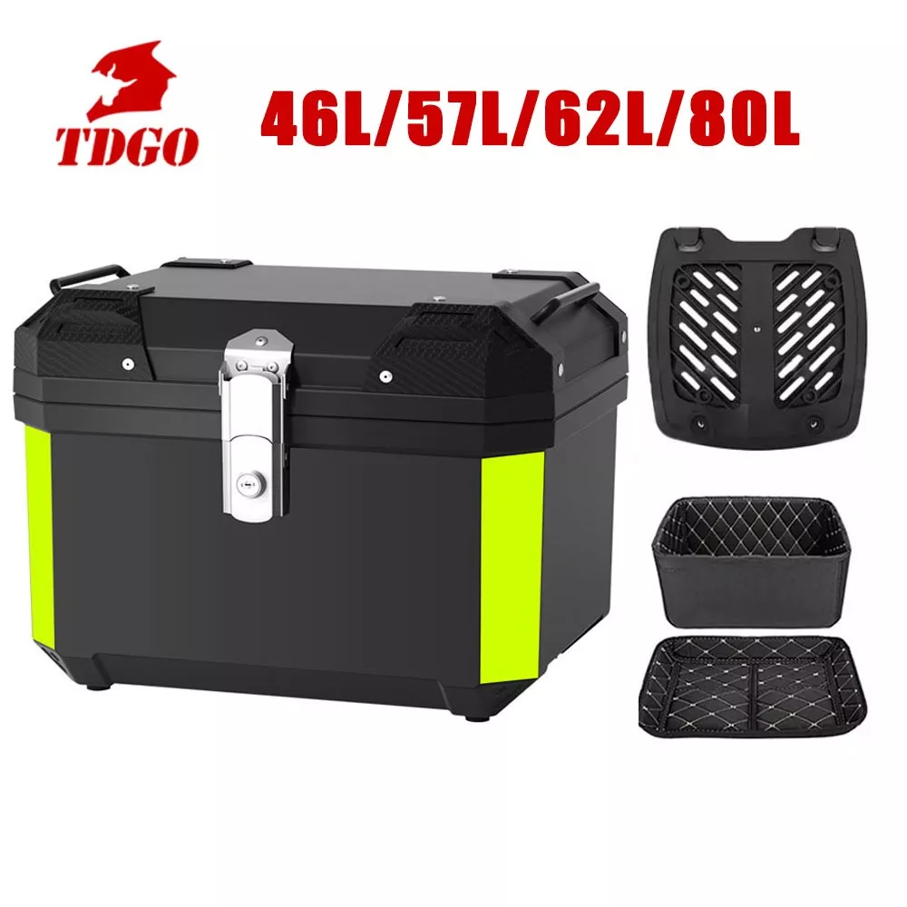 กล่องท้ายมอเตอร์ไซค์ 45 ลิตร พร้อมแถบสะท้อนแสง - อะไหล่แต่ง Giorno+