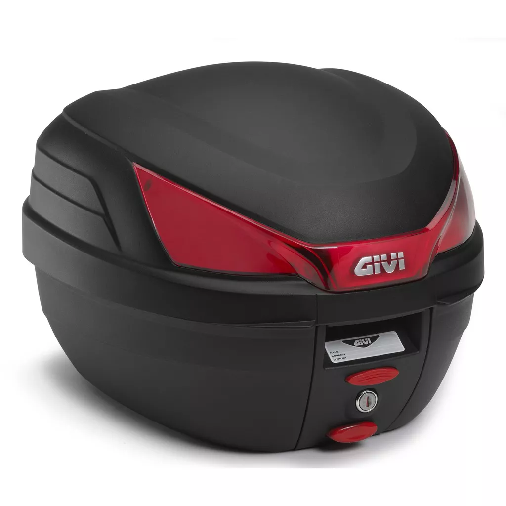 GIVI B27N-S 27 ลิตร Monolock Top Case พร้อมไฟเบรก - กล่องท้ายมอเตอร์ไซค์ Honda Giorno - อะไหล่แต่ง Giorno+