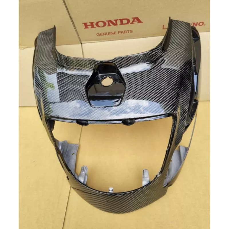 ครอบท้ายเบาะใหญ่ Honda Giorno | หุ้มคาร์บอนแท้ 100% (ลาย 2)