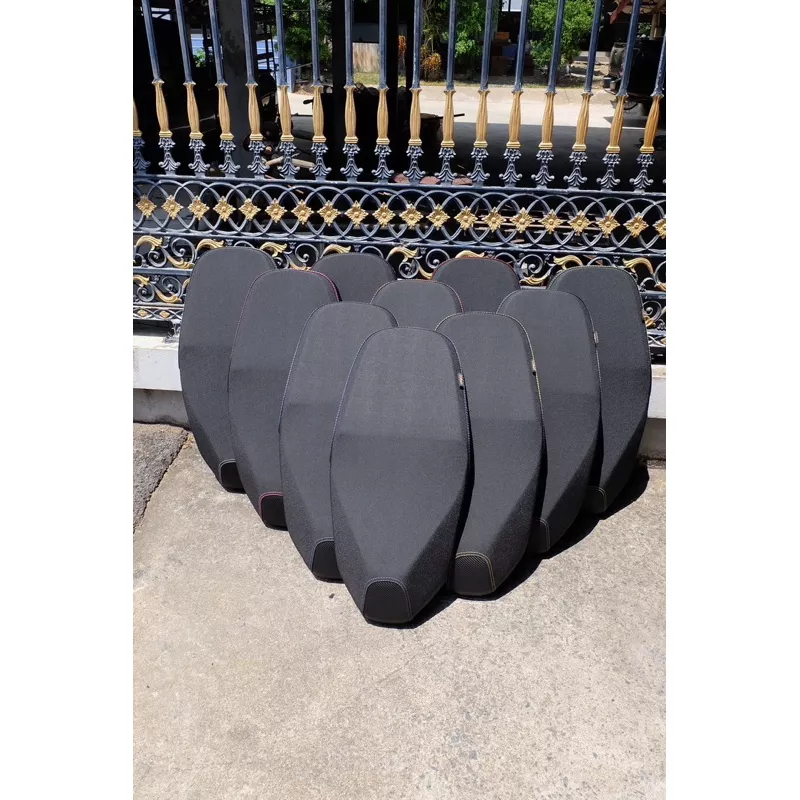 เบาะปาด 2 ตอน ทรงกลาง สำหรับ Honda Giorno (โครงเทียม)