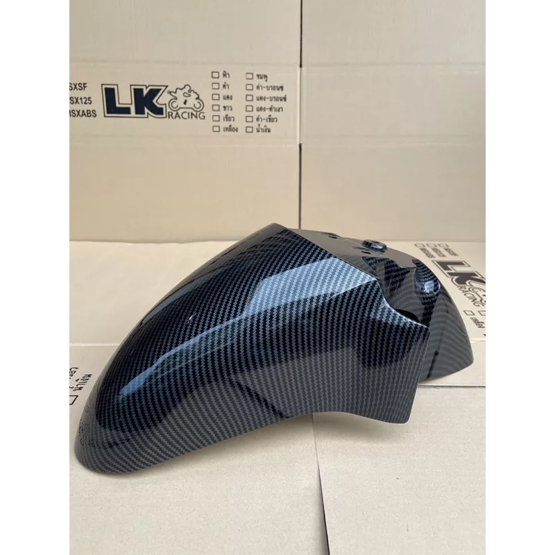 บังโคลนหน้า Honda Giorno 125 แท้ศูนย์ เคลือบเคฟล่า 5D - อะไหล่แต่ง Giorno+