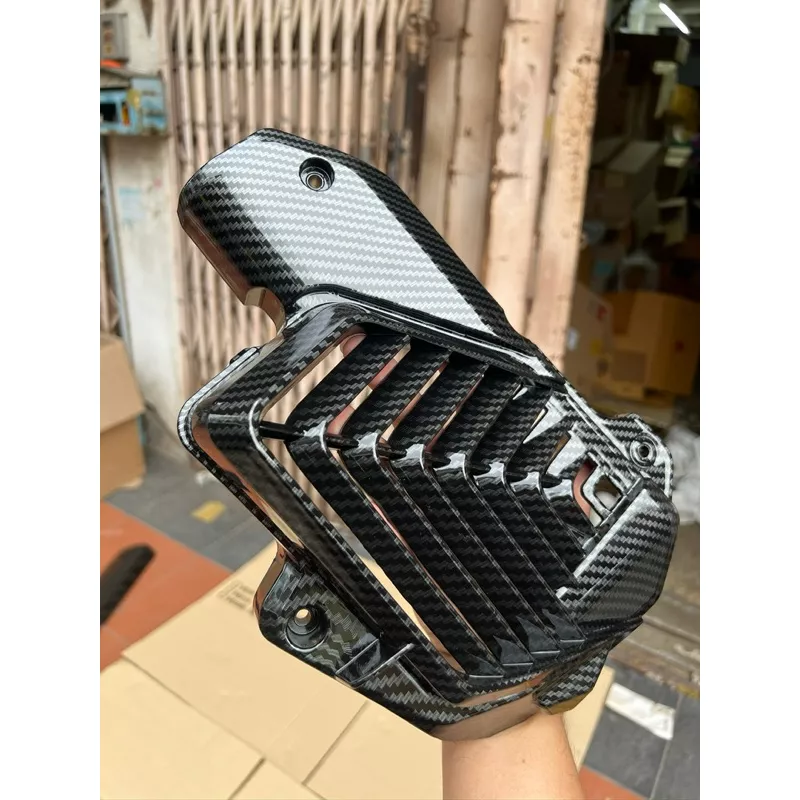 ครอบหม้อน้ำเคฟล่า 5D (แท้ศูนย์) Honda Giorno 125 / PCX160 / Click160 เคลือบเงา 2K พร้อมส่ง