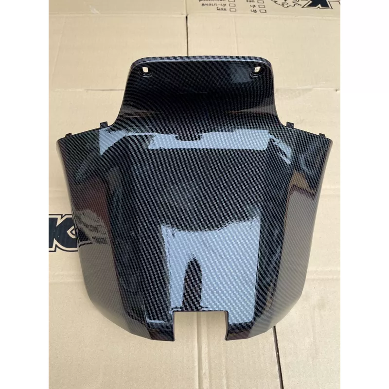 ครอบใต้เบาะ Honda Giorno 125 เคฟล่า 5D เคลือบแลคเกอร์ 2K (แท้ศูนย์)