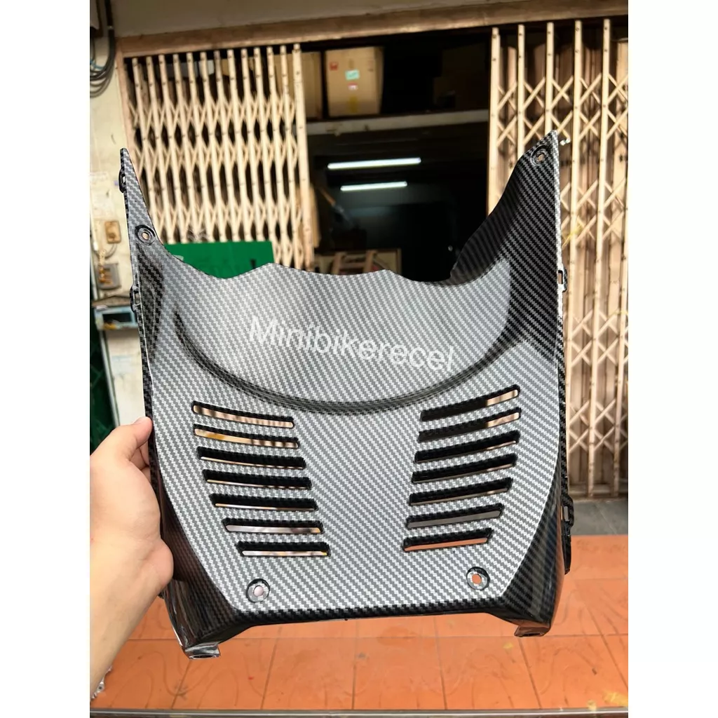 ฝาครอบล่างตัวใน Giorno 125 เคฟล่าแท้ศูนย์ Honda เคลือบเงาพิเศษ