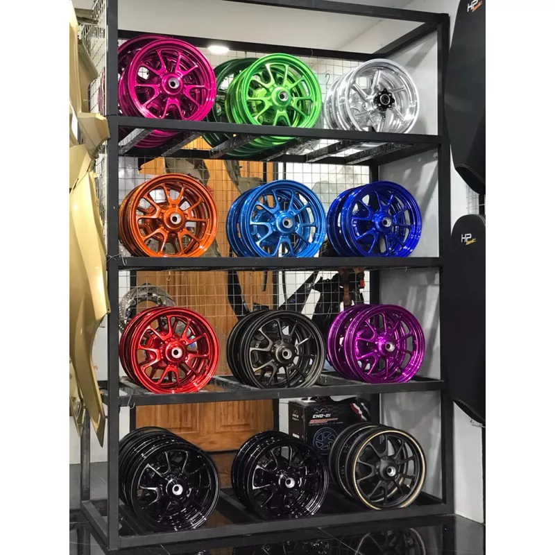 ล้อ Giorno ทำสีพาวเดอร์โค้ท สีเงา - อะไหล่แต่ง Giorno+