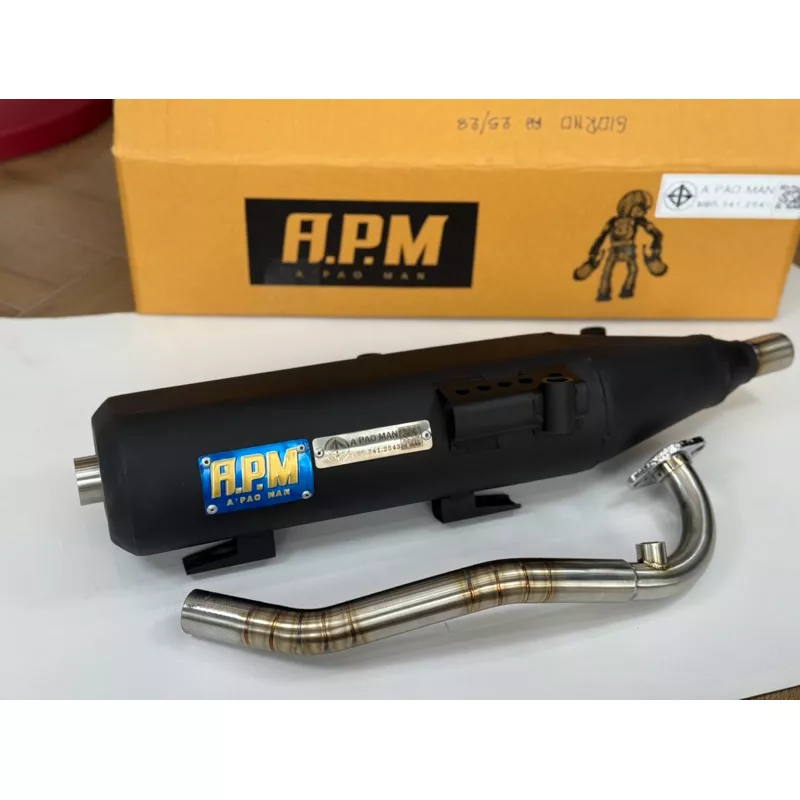 ท่อผ่าหมก Honda Giorno 125 / Lead 125 คอเลส มอก. APM แท้