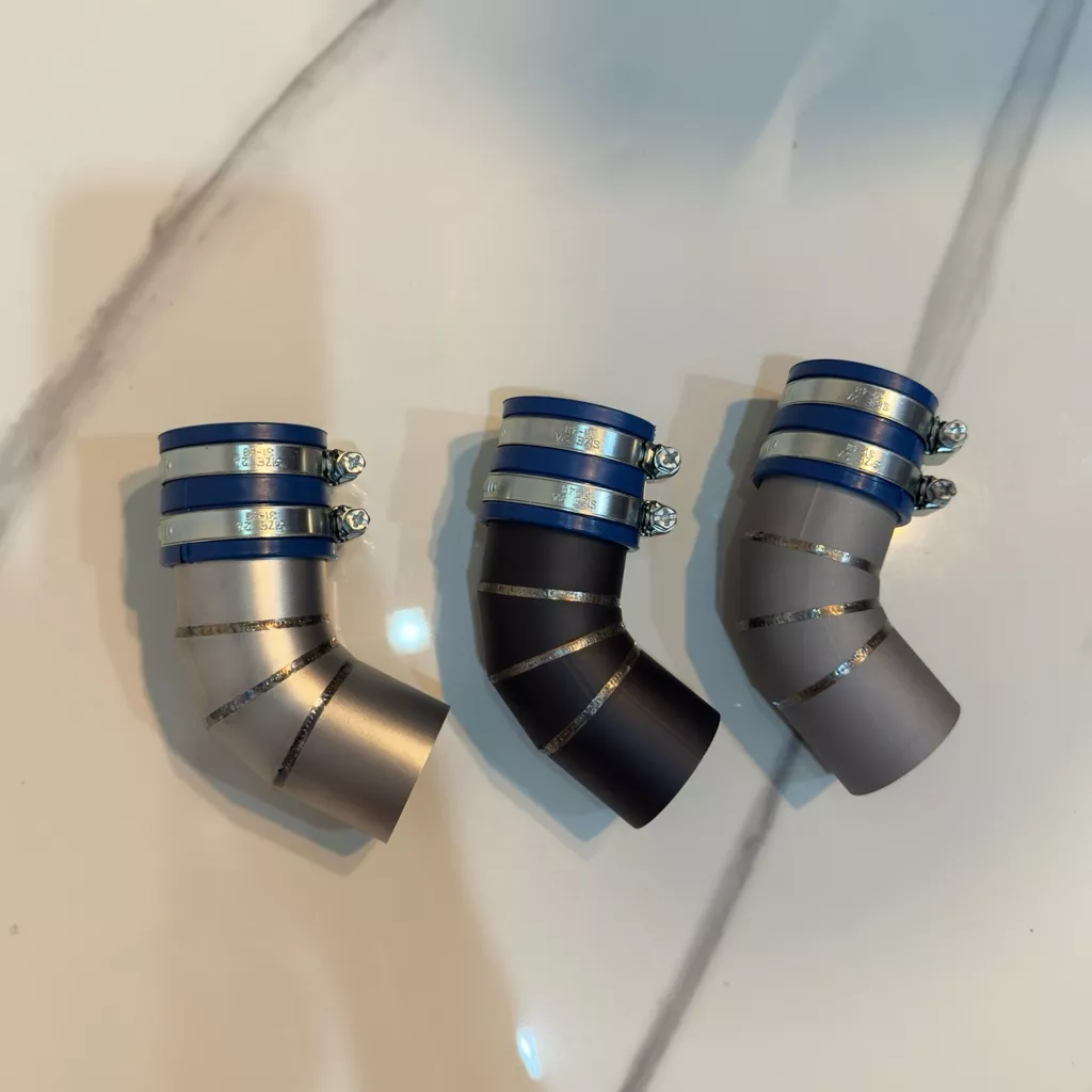 กรองเลส Honda Giorno / Lead 125 ยิงทราย Premium พร้อมยางกันน้ำ (44mm)