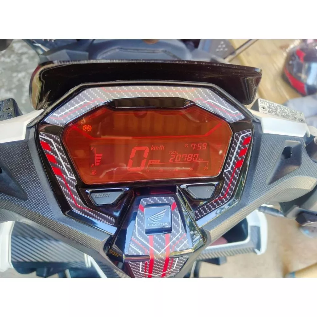 ฟิล์มกันรอยเรือนไมล์ Honda Giorno / CLICK 125i 150i 160 / VARIO (ปี 2018-2025) เกรดพรีเมี่ยม สีสันสดใส