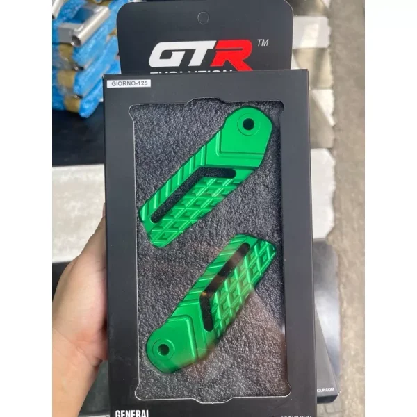 พักเท้าหลัง Giorno+125 GTR EVOLUTION อลูมิเนียม CNC