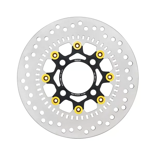 จานดิสเบรคหน้า GTRS (220mm) ลายกลม CNC สำหรับ Honda Giorno+ ABS