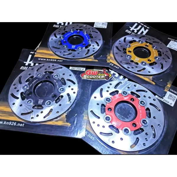 จานเบรกแต่ง KN Twpo RPM สำหรับ Honda Giorno, Dio ZX, Julio และรถไฟฟ้า