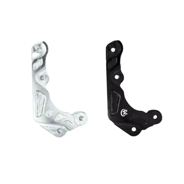 ขายึดปั๊มเบรคหน้า CNC CR RACING สำหรับ Honda Giorno+ ABS (ปั๊มด้วง/ปักข้าง, จาน 220mm)