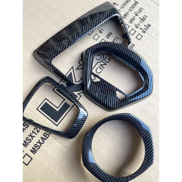 พร้อมส่ง! ชิ้นงานศูนย์ Honda Giorno125 เคฟล่า 5D พรีเมียม เคลือบแลคเกอร์ 2K เงาฉ่ำ
