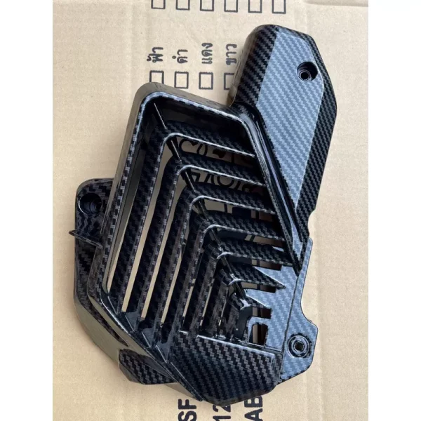 ครอบหม้อน้ำ Honda Giorno125 แท้ศูนย์ เคลือบแลคเกอร์2K ลายเคฟล่า5D พรีเมี่ยม