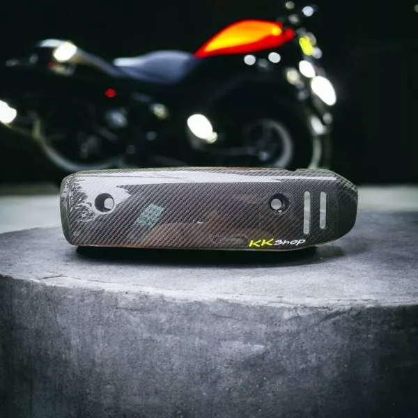 ครอบท่อกันร้อน Honda Giorno หุ้มคาร์บอนแท้ ลาย 2