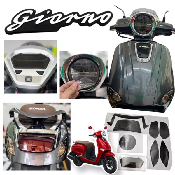 ฟิล์มกันรอย Honda Giorno (ไมล์/ไฟหน้า/ไฟเลี้ยว/ไฟท้าย)